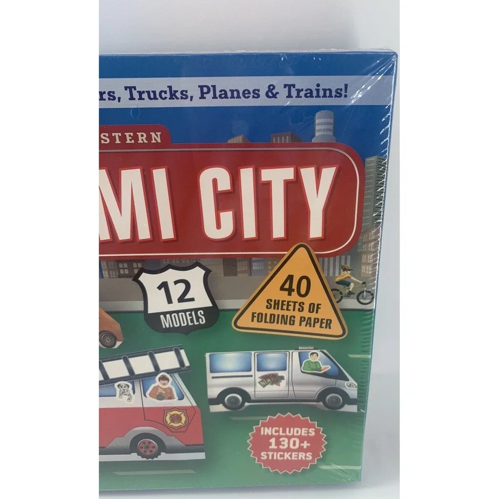 Tuttle Origami City Kit‎ Joel Stern 12 Models 40 Sheets Stickers Map New Sealed